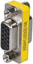 VGA SVGA 15 Pin Female to Female F/F Mini Gender Changer Adapter Connector...