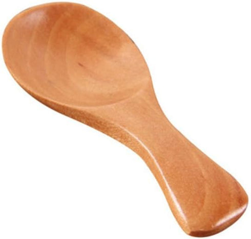 Mini Wooden Spoons 3 Pack Small Measuring Scoops for Precise Portioning Sugar Salt Tea Spices...