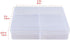 Craft County Small Clear Plastic Organizer – Store Craft Supplies, Beads, and Other Small Items – 4 Compartments...
