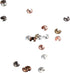 200Pcs Crimp Bead Knot Covers Column Tube Half Round Open Crimp Bead for Craft Supplies DIY Jewelry Making Accessory...