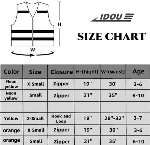 High Visibility Kids Safety Vest,Toddler Safety Vest,Reflective Vest Kids,Toddler Construction Vest For Cycling &Running,Orange XS...