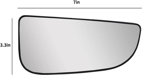Passenger Side Mirror Replacement for Dodge Ram 1500 2500 3500 4500 5500 2009 2010 2011 2012 2013 2014 2015 2016 2017 2018 2019 2020 - Right Side ...