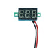 9pcs Voltage Meter 0.36 Inch 2 Wire DC 0-32V with Three Digit Panel LED Display Panel Mount Car Motorcycle Battery Monitor Tester Reverse Polarity...