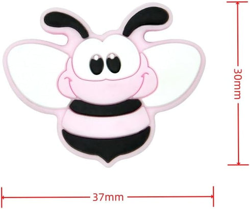 21Pcs Animal Silicone Beads Cute Bee Beads Animal Silicone Focal Beads for Jewelry Making DIY Necklaces Bracelet Keychain Lanyard Crafts Supplies...
