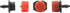 100PCS 1/4" Adjustable Irrigation Drippers Sprinklers for Micro Drip Irrigation System Anti-Clogging Emitter Dripper, Red...