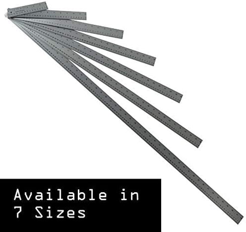 Ludwig Precision Aluminum Straight Edge Ruler, 12-INCH, Silver...