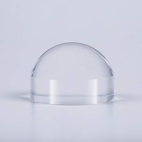BIJIA 2.5" 65mm Optical Acrylic Portable Paperweight Magnifier Extremely Clear Reading Aid Magnifying Glass Dome Easy to Glide for Reading Books,M...