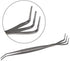 Fdit 2 in 1 Stainless Steel Bonsai Tools Gardening Tool Root Rake Tweezers for Bonsai Planter...