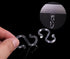50PCS 1.7Inch Clear Plastic Punch Bowl Cup S Hooks Hangers...