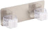 1Pc White Mop Broom Holder Wall Mounted, Holder Self Adhesive Mop Grip Holders Wall Mounted Hanger Organizer, Mop Hanger Heavy Duty with Hooks Mop...