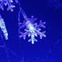 19ft /40LED Snowflake String Light String Outdoor Waterproof House Decorative Light String Interior Decoration,Decorative Snowflake Lights for Chr...