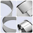 Cookie Cutters - Biscuit Cutters/Stainless Steel Dumpling Cutters/Cake Pastry Cutters/Cake Cookie Scone Cutters Molds stamps for Cooking Baking (3...