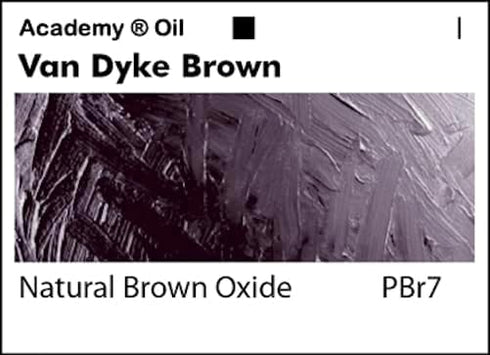 Grumbacher Academy Oil Paint, 37ml/1.25 Ounce, Van Dyke Brown (T222)...