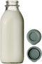 Silicone Replacement Caps | 48mm Diameter Bottle Lids That Fit Perfectly Stanpac & Libbey Milk Glass Bottles | Reusable, Long-Lasting and Easy to ...