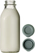 Silicone Replacement Caps | 48mm Diameter Bottle Lids That Fit Perfectly Stanpac & Libbey Milk Glass Bottles | Reusable, Long-Lasting and Easy to ...