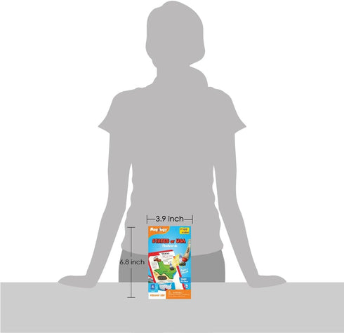 Imagimake Mapology USA Flash Cards | Learn United States Along with Flags and State Shapes | Ages 8-12 | Foam Jigsaw Puzzle, Fun Facts, Educationa...