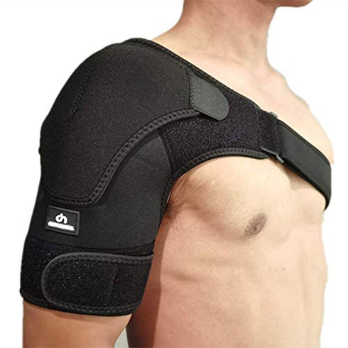 COPPER HEAL – Shoulder Adjustable Clamp Compression Sleeve for Men Women's Support, for Better Back Posture Arm Right & Left Pain Rotator Neck wit...