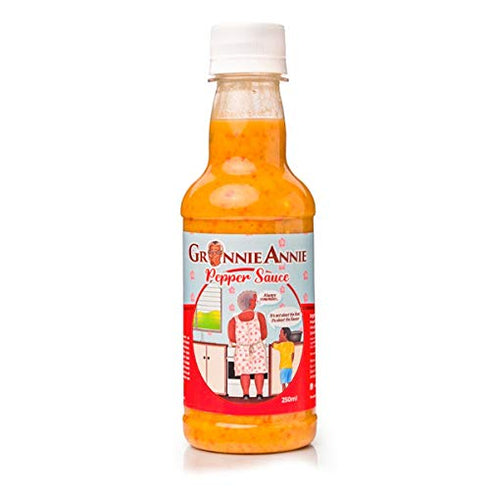 Grannie Annie Pepper Sauce | Handcrafted Antigua & Barbuda Hot Sauce 250ml / 8.4oz bottle...