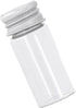 12Pcs Sealed Glass Bottles, 10ml Sample Vials, Small Empty Transparent DIY Crafts Vials with Aluminium Caps for Liquids, Powder, Seeds...