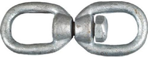 NATIONAL MFG/SPECTRUM BRANDS HHI N241-075 Galv Swivel Open Link, 1/4"...