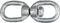 NATIONAL MFG/SPECTRUM BRANDS HHI N241-075 Galv Swivel Open Link, 1/4"...