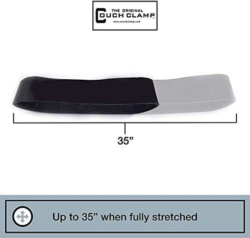 Heavy Duty Couch Connector for Sectional Sofa- (4Pack) Easy Install & Uninstall for Furniture Sliding & Gaps No Tools Required - Universal Furnitu...