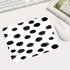 EKOBLA Mousepad Polka Dots Mouse Pad Brush Strokes Dalmatian Spots Cheetah Print Animal Cool Design Gaming Mouse Pad Non-Slip Rubber Base Thick Mo...
