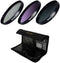 Vivitar VIV-FK3-46 3 Piece Filter Kit 46mm (Black)...