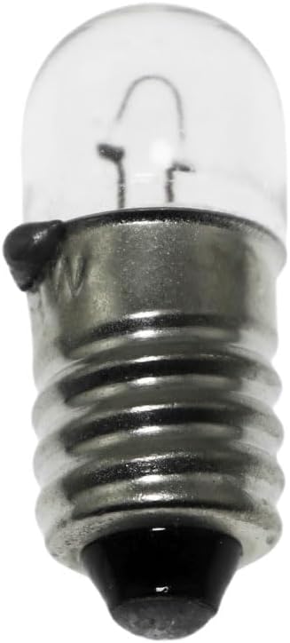 10 Pairs Yellow 12V3W Screw Mini Bulb with E10 Mini Bulb Holder Lamp Bases Light Socket Bulb Lamp Base Holders for Home Experiment Circuit Electri...