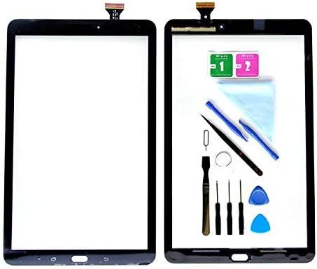 Black Display Touch Screen Digitizer Glass Replacement for Samsung Galaxy Tab E 9.6 SM-T560 T560 T561(No LCD) with Adhesive and Tools...