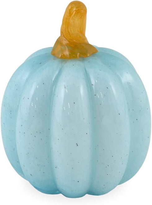 Boston International Decorative Tabletop Glass Pumpkin, Mini, Aqua...