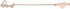 Sterling Silver Jewelry - Rose Gold Plated 925 Stamp - Love and Heart Charm Anklet - Stylish Beautifully Designed for Women - 9" Long + 1" Extende...