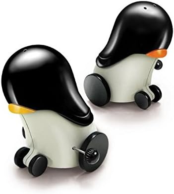 Rolling Penguins | Salt & Pepper Movers & Shakers | Wind-Up and Penguin Salt & Pepper Shakers Roll Across The Table...