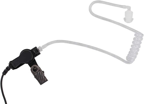 2.5mm Earpiece Headset W/Coiled Tube for Harris Police Radio XG25 XG75 P7300 for Motorola Kenwood...