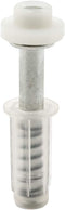 Prime-Line N 7302 Cap, 3/8 in. Base (2-Pack) Bi-Fold Top Mount Pivot and Guide, 5/8 in, Mill...