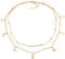Olbye Moon Star Necklace Layered Satellite Necklace Choker Double Chain Gold Necklace for Women and Girls...