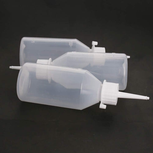 Utoolmart 3pcs Squeeze Bottle 100ml Plastic Glue Oil Bottle Wash Bottles for DIY Label Tattoo...