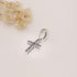 Sparkling Cross Pendant Charm 925 Sterling Silver Pendant,Jewelry Beads Gifts for Women Bracelet&Necklace A0134...