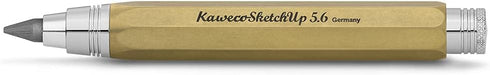 Kaweco SKETCH UP Clutch Pencil 5.6 mm 5B Brass I Exclusive Mechanical Pencil with Lead Refill I Pencil 10.5 cm...
