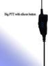 Swivel C-Shape Style Earpiece with PTT Compatible for Kenwood NX-1200 NX-1300 NX-P1200 NX-P1300 NX-3220...