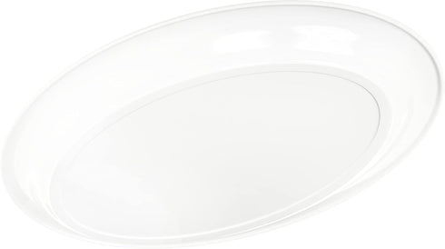 Carlisle FoodService Products Displayware Plastic Catering Platter 21" x 15" White...