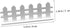 Toyvian Dollhouse Fence Woodsy Decor Miniature Ornaments Outdoor Lawn Decor 10pcs Miniature Edging Fence Landscape Decor Mini Fence White Picket F...