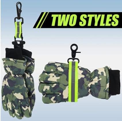 Heavy Duty Firefighter Glove Strap with Green Reflective Trim Fire Gear Bags Ultimate Turnout Gear Bags Firefighting Glove Safety Strap Firefighte...