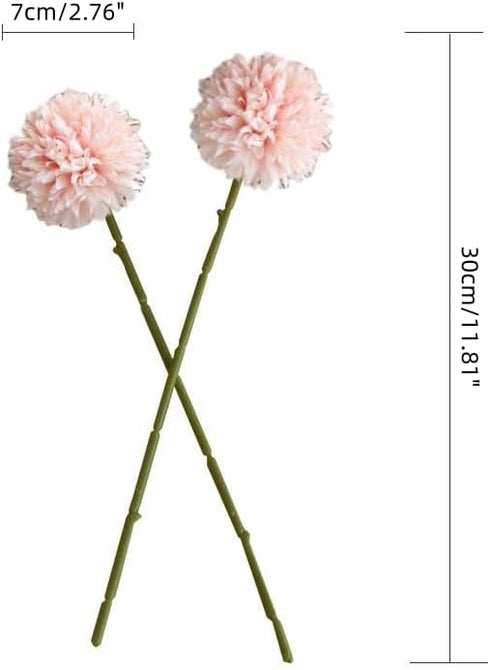 Artificial Flowers Chrysanthemum Ball Flowers Bouquet 10pcs Present for Important People Glorious Moral for Home Office Coffee House Parties and W...