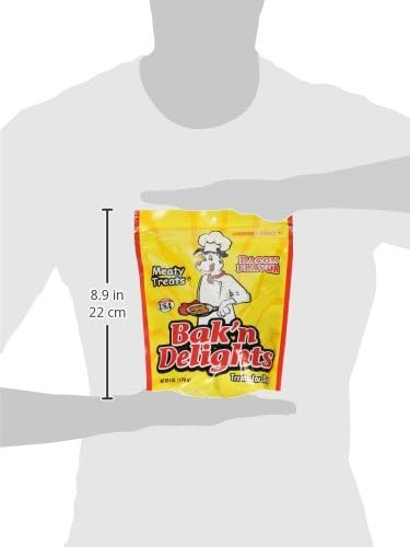 Bak'n Creations Bacon Flavored Dog Treats,Bacon Pork,6 oz. Bag...