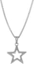 Dainty Hollow Star Simple Choker Necklace for Women Girls Delicate Stainless Steel Silver Plated Y2K Minimalist Star Pendant Necklaces Adjustable ...