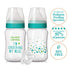 Evenflo Feeding Balance + Wide Neck Printed Bottles, 9oz 2pk, with Pacifier...