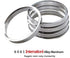 DCVAMOUS Alloy Aluminum Wheel Hub Centric Rings 67.1 to 60.1 - Set of 4 Hubcentric Rings - Performance Spigot Hubrings for 60.1mm Vehicle Hub with...