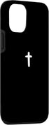iPhone 14 Simple Cross Christian Boho Minimalist Black and White Case...