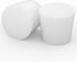 Silicone Rubber Stopper, (10-Pack, Size 6#) Tapered White Silicone Stoppers for Laboratory Sealing...